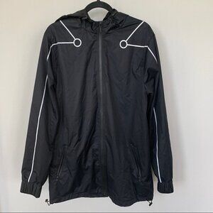 Zanerobe Black Full Zip Hooded Jacket Size…